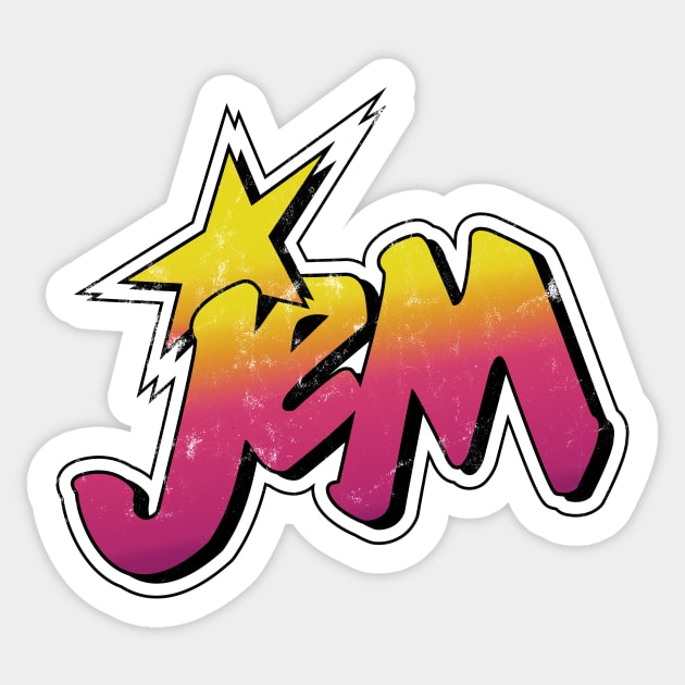 Jem and The Holograms Sticker by MalcolmDesigns